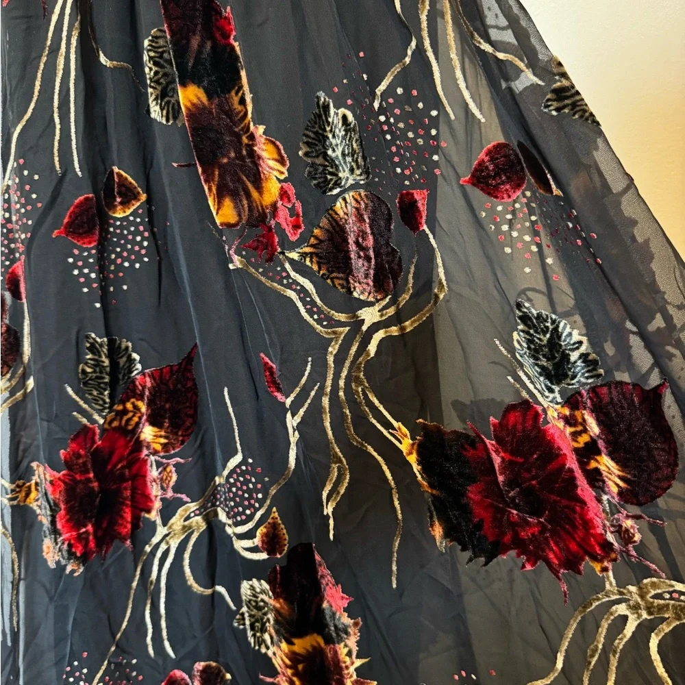 Baltic Born Velvet Burnout Floral Maxi Dress - Picture 5 of 6